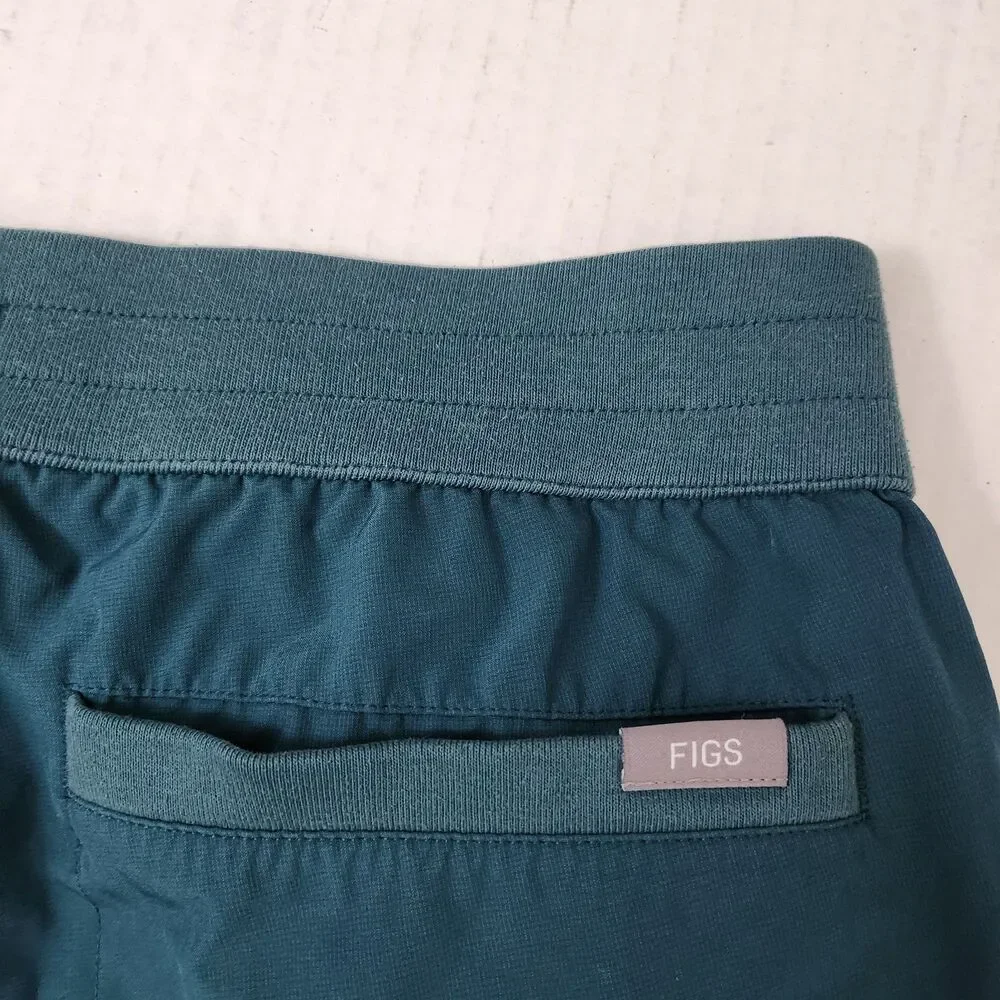 Figs Scrub Joggers Mens XS Caribbean Blue Green Hidmo Fionlite Cargo Pants Nurse
